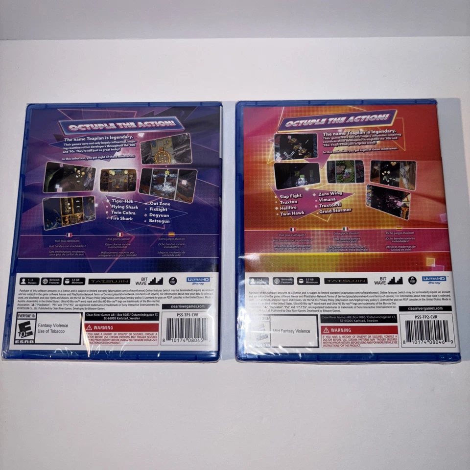 NEW TOAPLAN ARCADE COLLECTION VOL 1 & 2 LIMITED RUN GAMES PS5 IN HAND TO SHIP! - Image 4 of 4