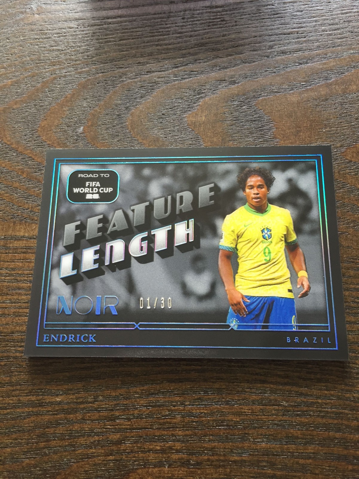 2026 Panini Noir Road To World Cup Endrick Brazil Feature Length /30 SSP
