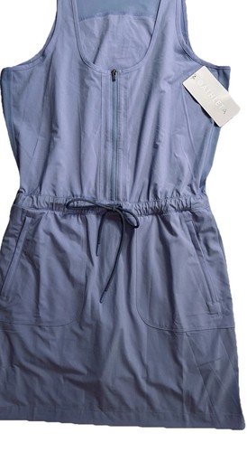 Athleta Expedition NEW Lavender/Purple Athletic Sleeveless Pockets Dress Size 8 - Picture 6 of 21