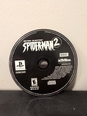 Spiderman 2 Enter Electro PS1 Sony PlayStation 1 Black Label Marvel Disc Only