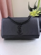 Saint Laurent Medium Black Leather