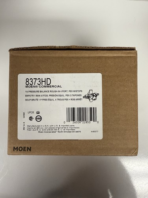 #ad #ad Moen 8373HD Pressure Balance Valve 4 Port PEX w Stops NEW Open Box $49.99
