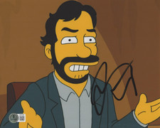 DIRECTOR JUDD APATOW SIGNED 'THE SIMPSONS' 8x10 PHOTO WRITER BECKETT BAS COA