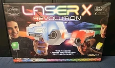 Laser X Two Player Revolution 2 Blasters Battery Operated Laser Tag Game NEW 