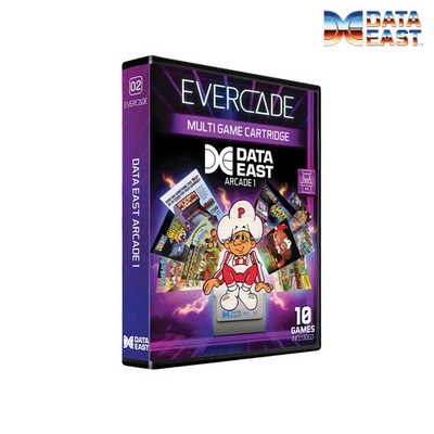 Data East Arcade 1 Cartridge Complete - Brand New - Evercade