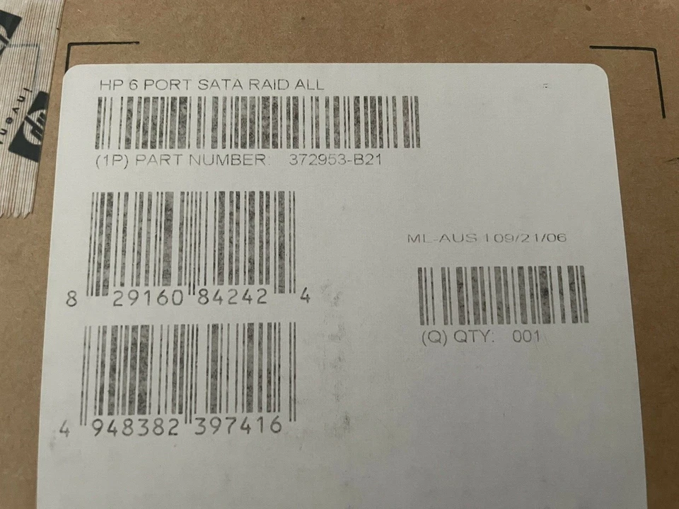 HP 6 Port Sata Raid 372953-B21 New In Box, for Proliant - Image 2 of 2