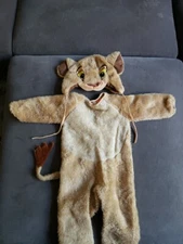 Lion King Disney Simba costume size 2-4 vintage plush child small Halloween