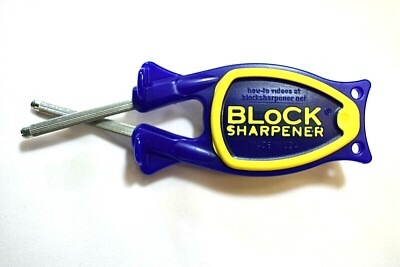 Paul Block Knife Sharpener Purple Handheld Manual Best Honing Steel For Knives