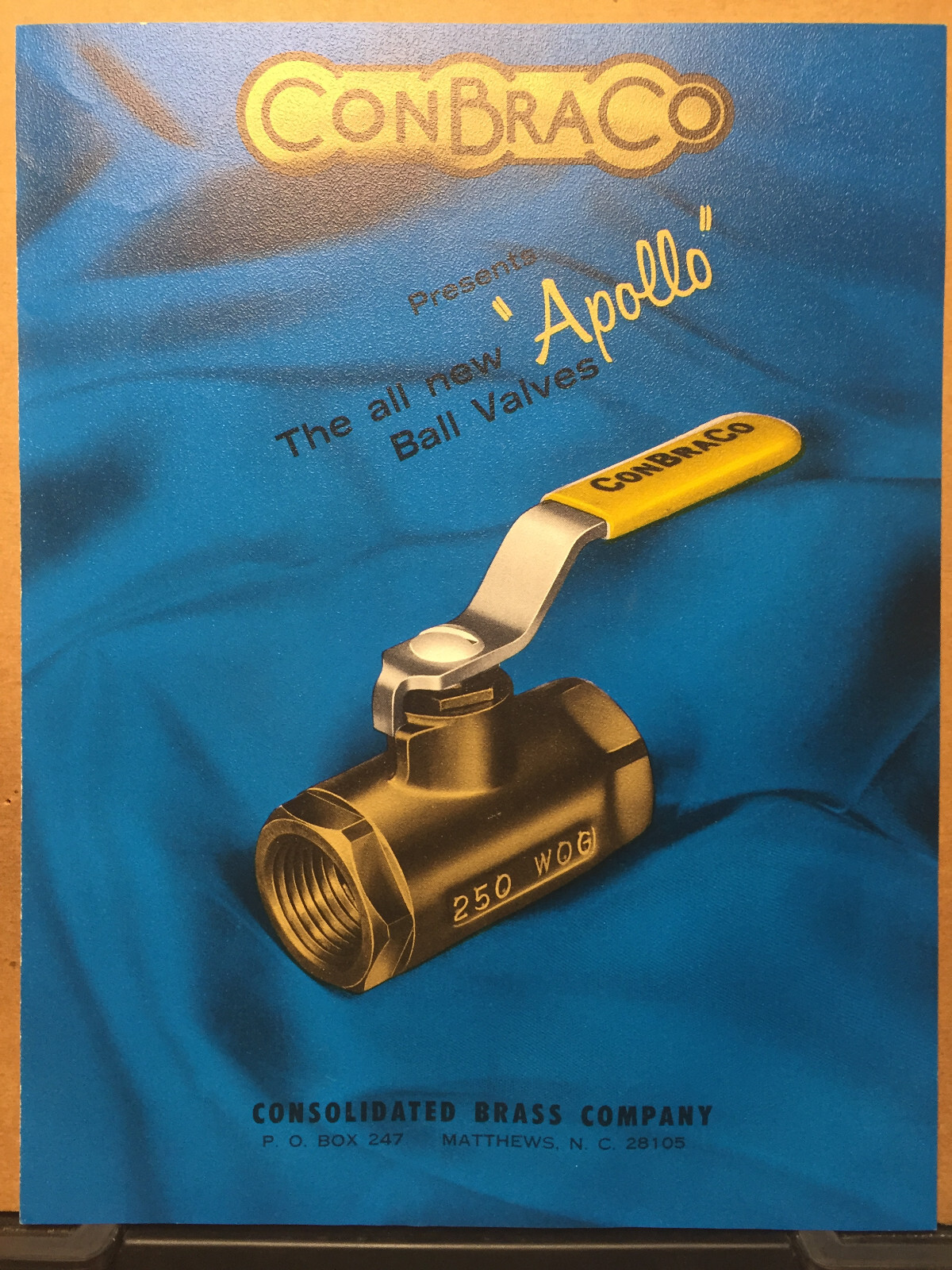 Vtg Consolidated Brass Company Brochure Catalog ConBraCo Apollo Ball Valve  1969? | eBay