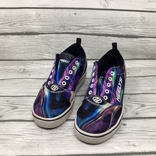 Heelys Galaxy Pro 20 Youth Size 4 Kids Skate Shoes Black Multi Galaxy Lace Up