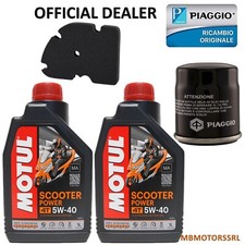 KIT TAGLIANDO PIAGGIO VESPA GTS 300 SUPER TECH IE ABS 2017/2023 OLIO MOTUL 5W40