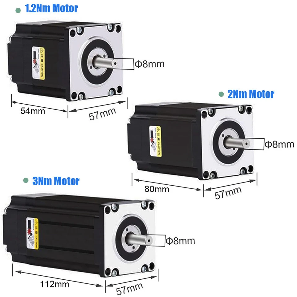 Nema23 Closed Loop Stepper Motor Hybrid Servo DC Motor Driver Kit for CNC Router - Image 3 of 4