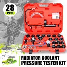 28pcs Radiator Coolant Pressure Tester Vacuum Refill Tool Kit W Carrying Case 28pcs Radiator Coolant Pressure Tester Vacuum Refill Tool Kit W Carrying Case