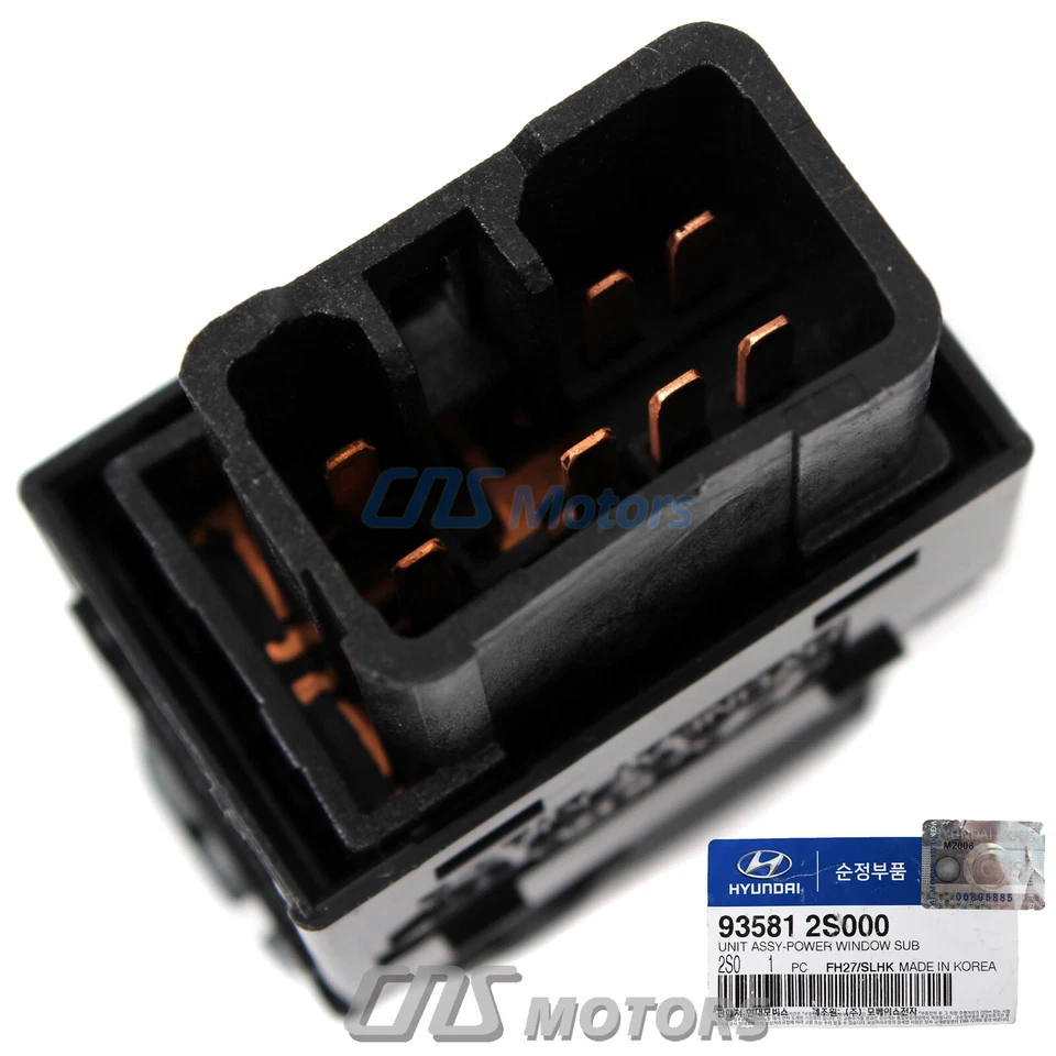 ✅GENUINE✅ Rear Power Window Switch for 2010-2015 Hyundai Tucson 935812S000 - Image 4 of 4