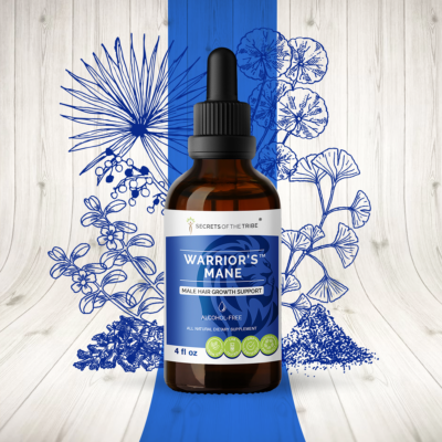 Secrets Of The Tribe Warrior's Mane Alcohol-FREE Tincture