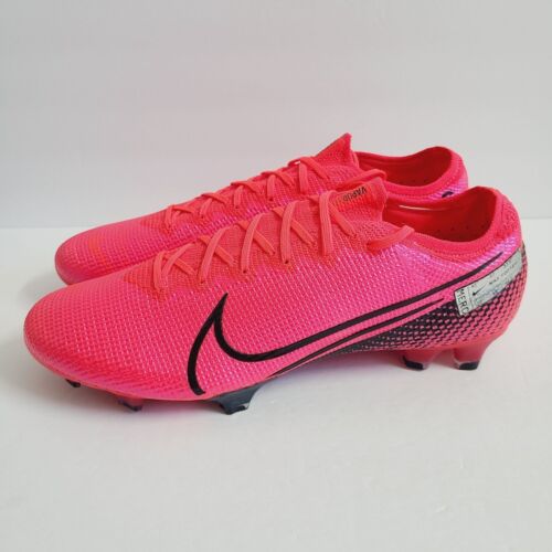 Nike Mercurial Vapor 13 Elite FG Soccer Cleats AQ4176-607 Size 13 Crimson Laser