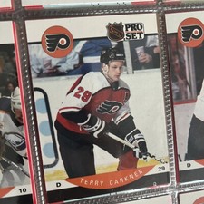 1990-91 Pro Set Philadelphia Flyers #212 Terry Carkner