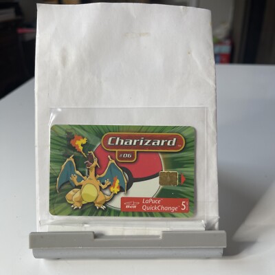 Charizard Pokemon Bell Canada QuickChange Phone Card Card # 6 RARE | eBay