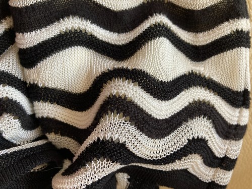 Missoni Negro Blanco Punto Fino Forrado Mediano UK 12 EUR 38 - Imagen 6 de 7