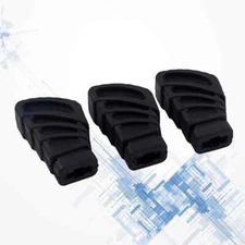 3 Pcs Drum Cymbal Stand Parts Feet Accessories Rack for Foot Leg Caps Pad Rubber