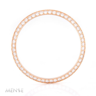 Aftermarket Diamant Lünette - Rolex Datejust ø36 12er by Menze Roségold (22499)