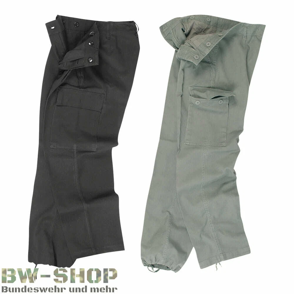 GERMAN ARMY MOLESKIN PANTS OLIVE/BLACK NEW BW field pants outdoor pants moleskin