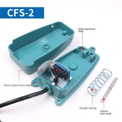 1pc Foot switch TFS CFS-1 2 3 01 201 302 402 105 self-locking pedal