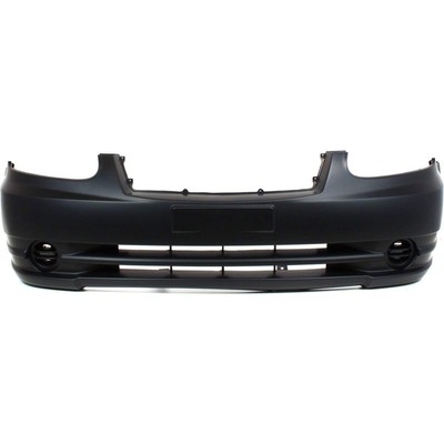 Front Bumper Cover For 2003-06 Hyundai Accent Primed w/Side Marker Holes Plastic