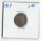 1907 BARBER DIME 10C