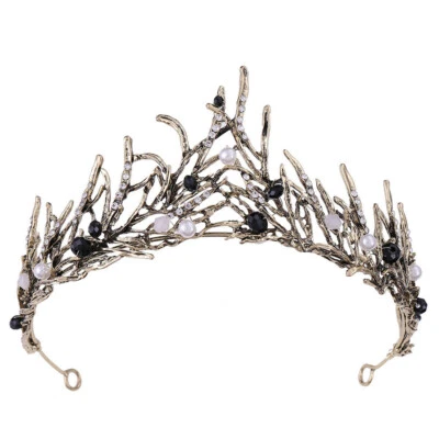 Expédié de Paris - Bijoux Cheveux Couronne Serre Tete Diadème Princesse Mariage - Photo 1/4