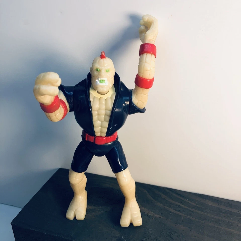 复古 Captain Planet DUKE NUKEM 6 英寸人偶 1:12 老虎 1991 年在黑暗中发光 — 第 3/4 张图片