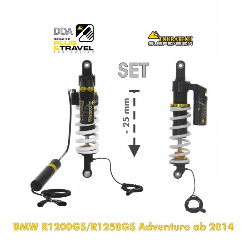 Touratech Suspension Landing Gear Set Plug Travel Lowering 25mm