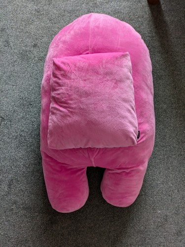 Official Giant Pink 35" / 88cm Among Us Soft Plush Toy - Picture 3 of 5