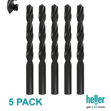 10 PACK Heller HSS R Twist Drill Bit Set Metal Wood Plastic ALL SIZES 1mm - 13mm