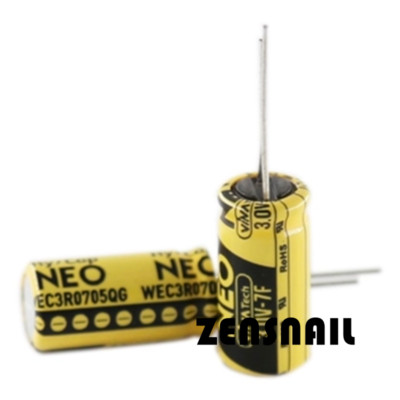 10PCS 3V 7F 3.0V7F WEC3R0705QG Supercapacitor Farad Capacitor 10mm*20mm NEW