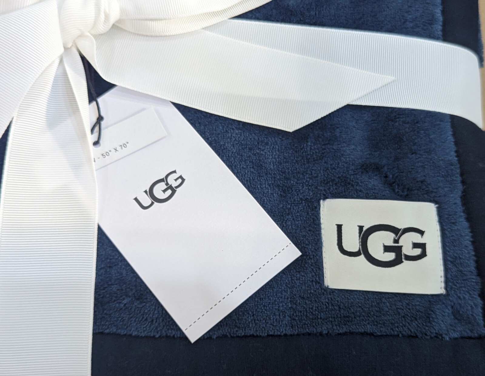 New 100 Authentic UGG Home Collection Soft Duffield Throw II Blanket