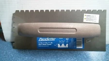 Pacesetter G02660, 3/16" x 1/4" x 5/16" Flat V Notch Trowel, FREE SHIPPING
