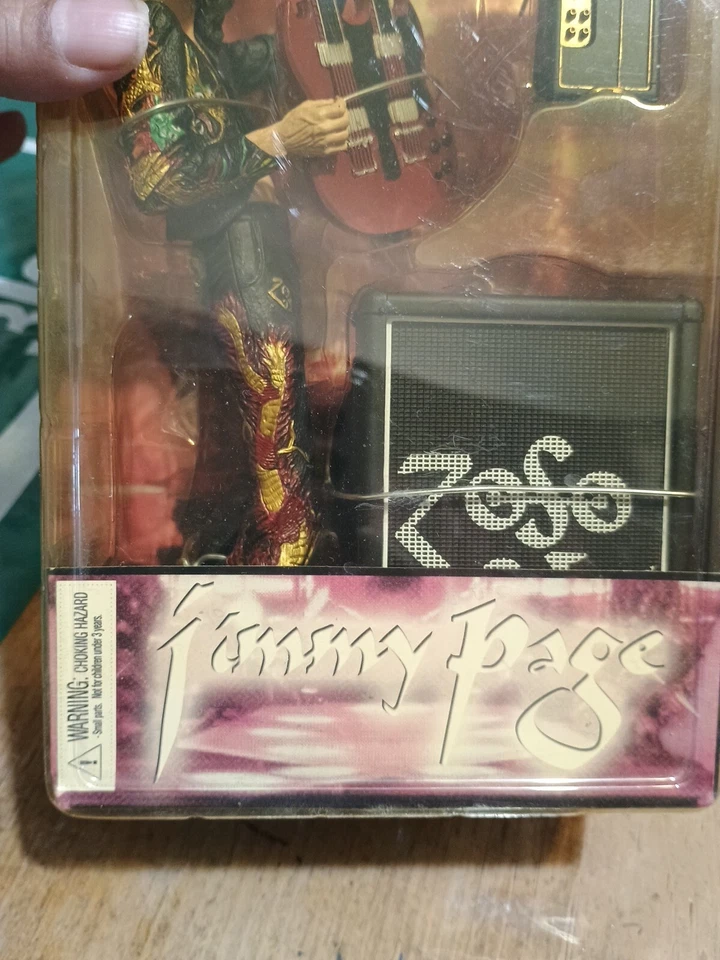 Raro amplificador de guitarra figura de acción JIMMY PAGE Led Zeppelin ZOSO - Nuevo en caja raro Foto 3 de 4