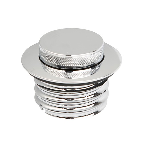Chrome Flush Pop Up Oil Gas Cap Vented Fuel Tank Fit For Harley