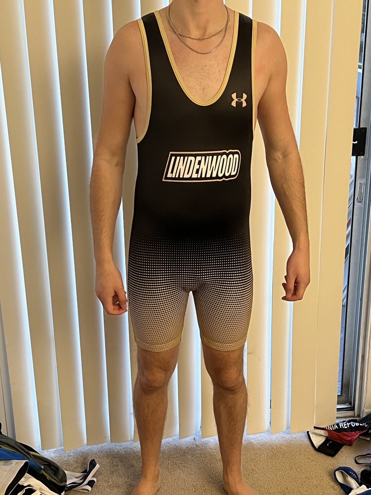 Lindenwood High School Wrestling Team Singlet Men’s Male Under Armour