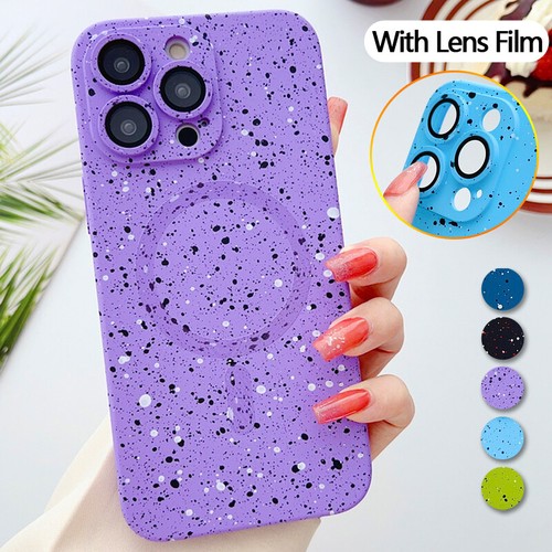 Für iPhone 16 15 14 Pro Max 13 12 11 Linse Folie Stoßfest Magnet Case Cover