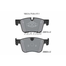 TEXTAR Bremsbeläge vorne für Opel Grandland X Combo Life Peugeot 3008 SUV 5008