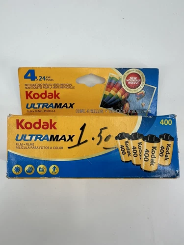 4 Rolls Kodak UltraMax 400 Film 24×36mm Exp. Expired 01/2011 Never Used