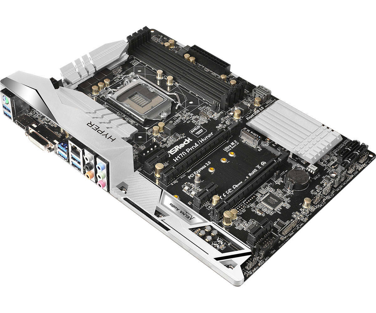 FOR ASRock H170 Pro4/Hyper Motherboard Supports 64GB DDR4 SATA3
