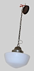 Vintage-Milk-Glass-Globe-Single-Light-Pendant