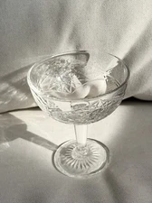 Libbey Hobstar Coupe Cocktail Glass Starburst Stemmed Drinkware 929799 8.5 oz