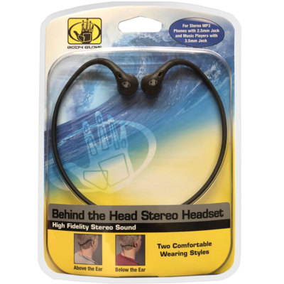 Body Glove Stereo Headphone 2.5mm Headset + 3.5mm Adapter for Galaxy iPhone iPad