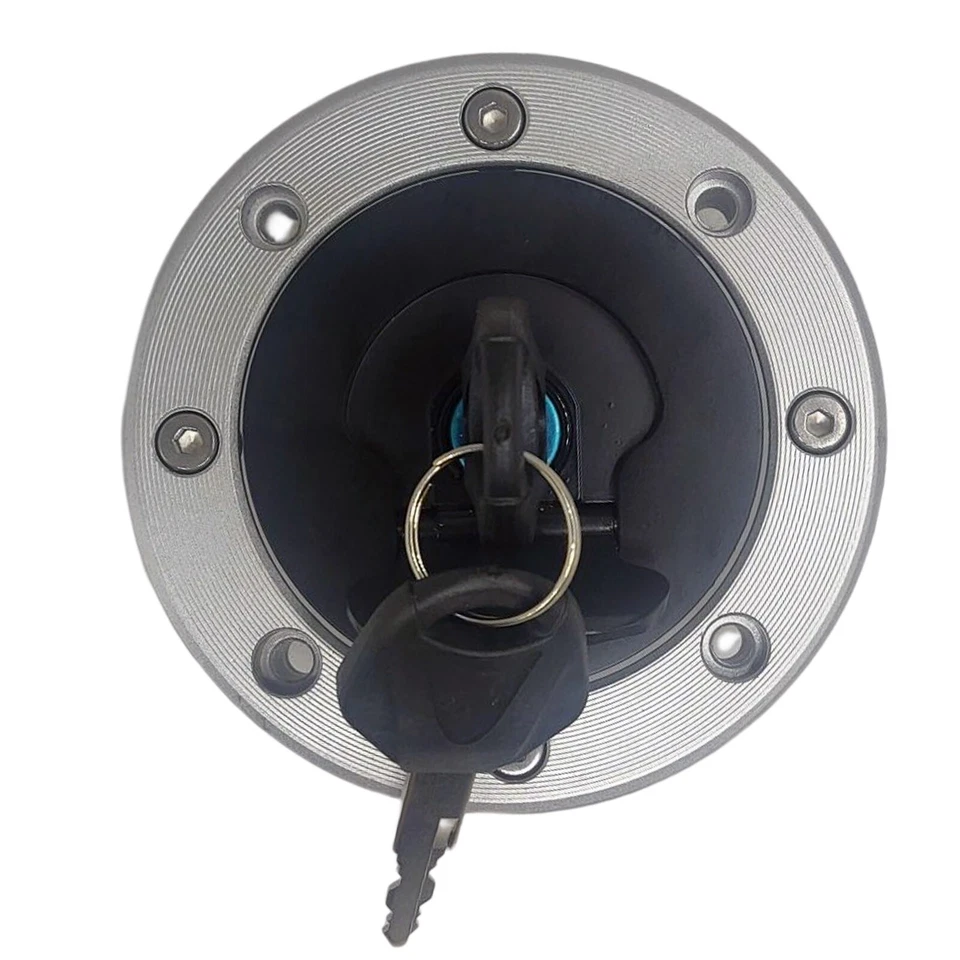 Gas fuel tank cap for Suzuki GS500 GSX600F GSX750F Katana 600 750 GSXR600 - Image 3 of 4