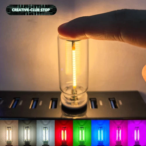 2X Retro Car Lamps USB LED Car Interior Atmosphere Lights Plug-in USB Night Lamp - Bild 3 von 28