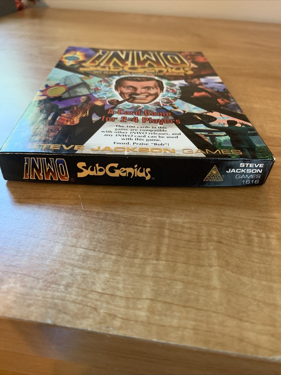 ■（未開封新品）INWO Sub Genius（スティーブジャクソンゲームズ） Steve Jackson Games Illuminati INWO SubGenius New World